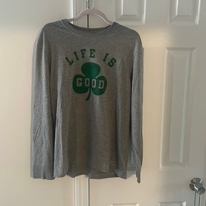 Medium long sleeve life is good tee